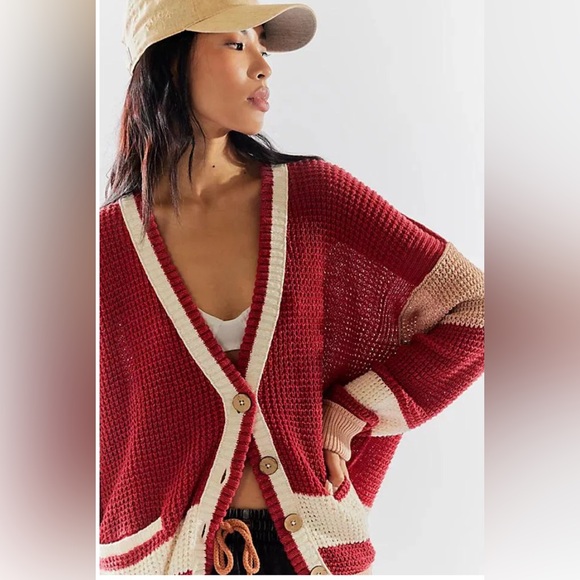 NWT Free People We The Free Chelsea Cardi - Picture 2 of 13